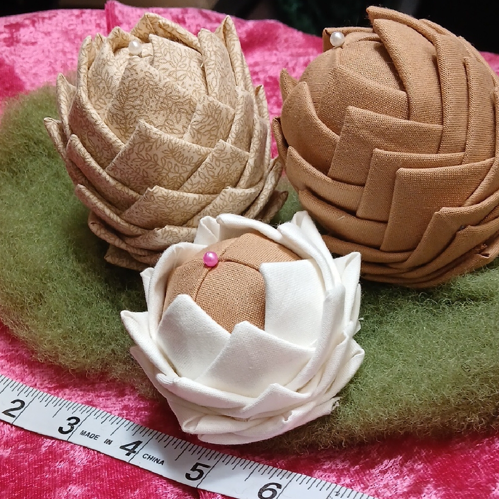 Elegant Tan and Cream Fabric Decor